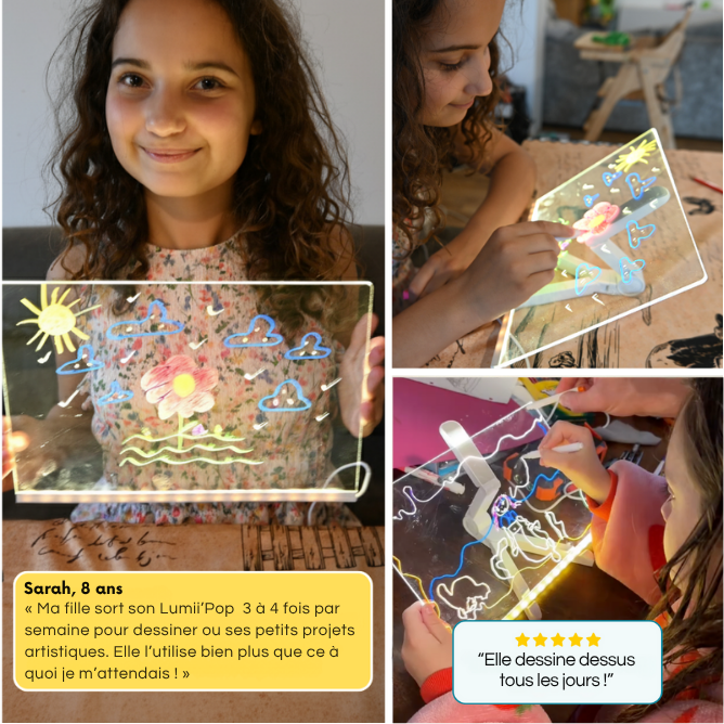 Lumii'Pop™ Tablette de dessin LED