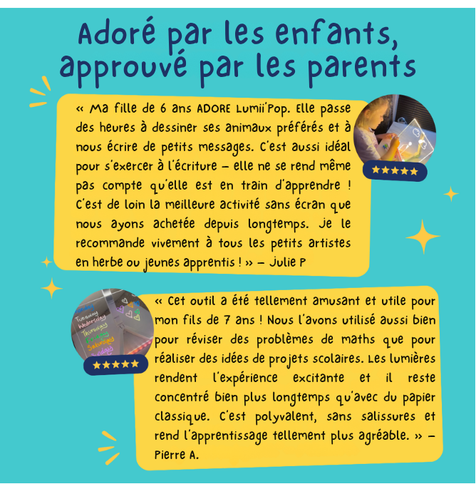 Lumii'Pop™ Tablette de dessin LED