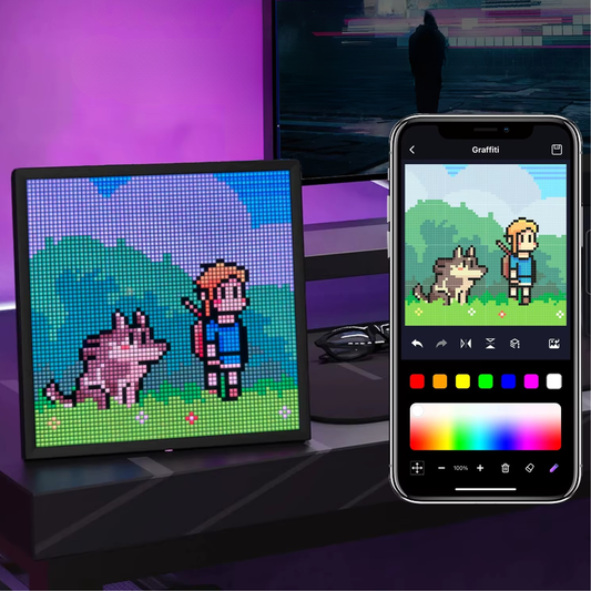 Cadre LED Pixel Art Bluetooth®
