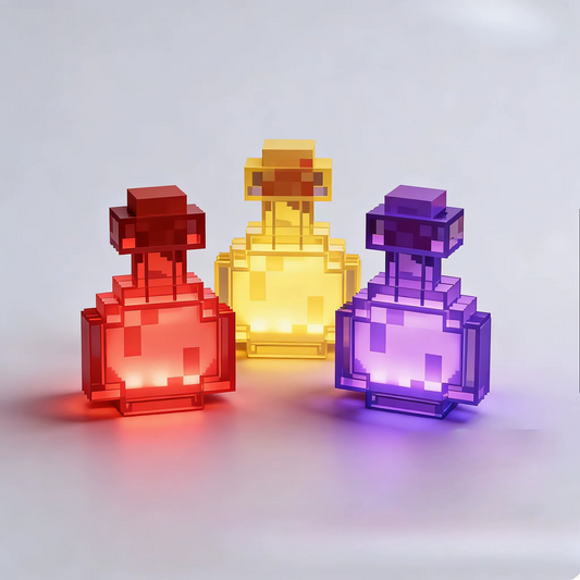 Lampe potion - Thème Minecraft